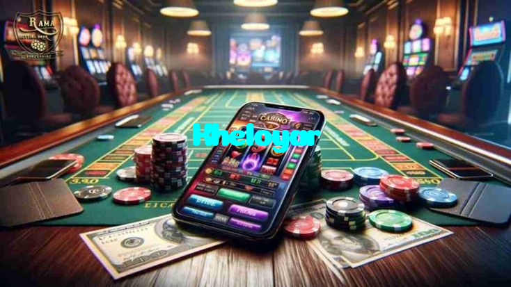 Kheloyar casino presented on mobile device in Pakistan with slots and live games
